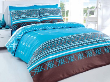 Pardise - Dowry World Sirtaki Double Duvet Cover Set Blue