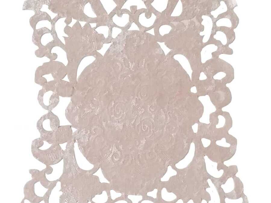  Snowdrop Lux Velvet Runner Beige - Thumbnail