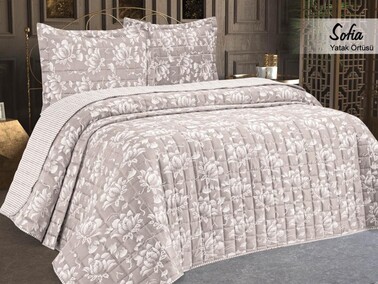 Dowry World - Sofia Double Bedspread Cappucino Dowry World - Sofia Double Bedspread Cappucino