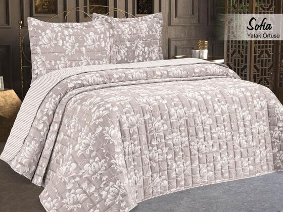 Sofia Double Bedspread Cappucino