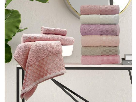 Soft Bamboo Square Hand Face Towel Set of 6