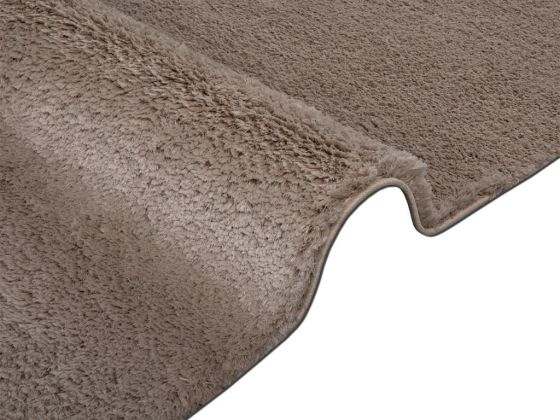 Soft Plain Carpet/Rug Rectangle 150x230 cm Beige