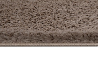 Soft Plain Carpet/Rug Rectangle 150x230 cm Beige - Thumbnail