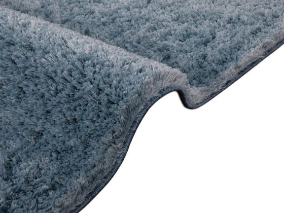 Soft Plain Carpet/Rug Rectangle 150x230 cm Blue