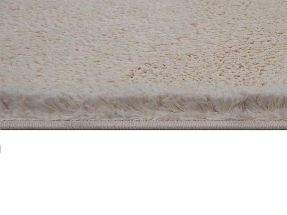 Soft Plain Carpet/Rug Rectangle 150x230 cm Cream