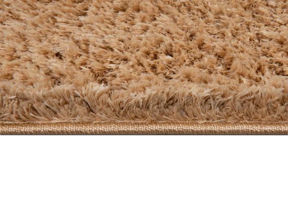 Soft Plain Carpet/Rug Rectangle 150x230 cm Gold