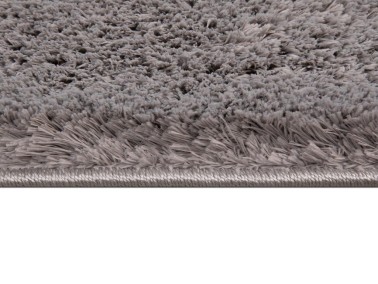Soft Plain Carpet/Rug Rectangle 150x230 cm Grey - Thumbnail