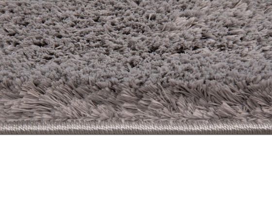 Soft Plain Carpet/Rug Rectangle 150x230 cm Grey