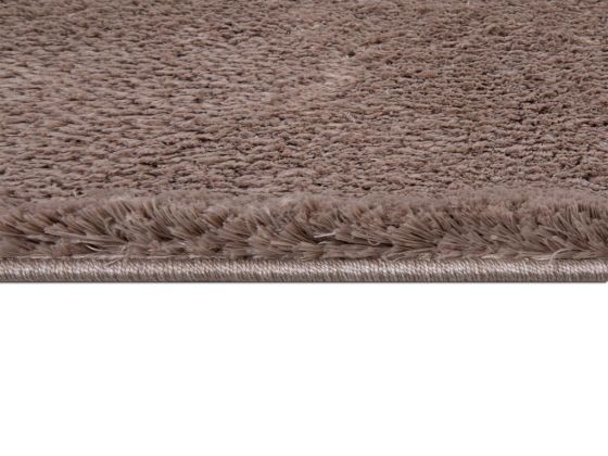 Soft Plain Carpet/Rug Rectangle 150x230 cm Mink