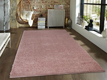 Soft Plain Carpet/Rug Rectangle 150x230 cm Oleander - Thumbnail