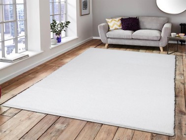 Soft Plain Carpet/Rug Rectangle 150x230 cm Optic - Thumbnail