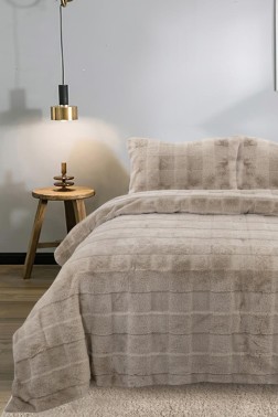 Çeyiz Diyarı - Sonnia Ultra Soft Plush Bedspread Set, Coverlet 220x240, Pilow Case, Double Size, King Size Çeyiz Diyarı - Sonnia Ultra Soft Plush Bedspread Set, Coverlet 220x240, Pilow Case, Double Size, King Size