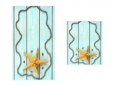Starfish Set of 2 Bath Mats - Thumbnail