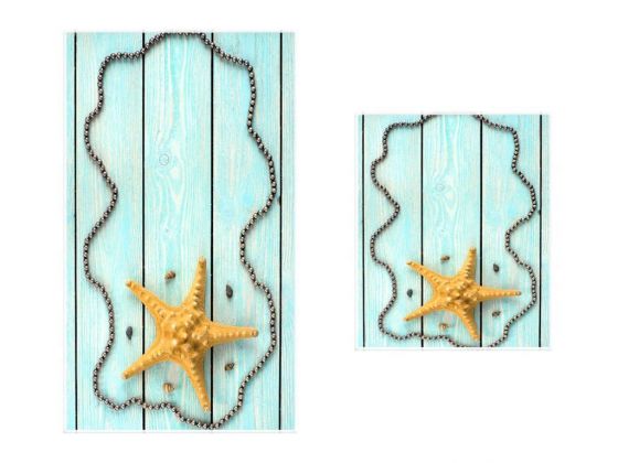 Starfish Set of 2 Bath Mats