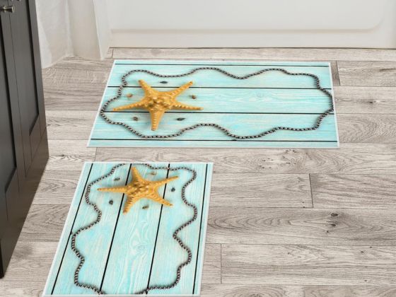 Starfish Set of 2 Bath Mats