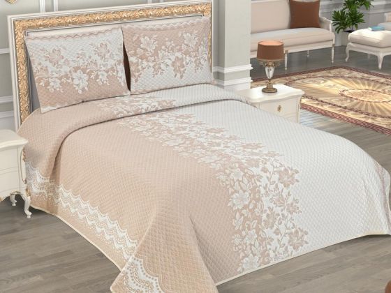 Stella Bergama Single Bed Linen Set Beige