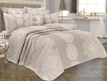Dowry World - Stella Venezia Single Bedspread Set Beige Dowry World - Stella Venezia Single Bedspread Set Beige