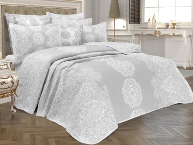 Dowry World - Stella Venezia Single Bedspread Set Gray Dowry World - Stella Venezia Single Bedspread Set Gray