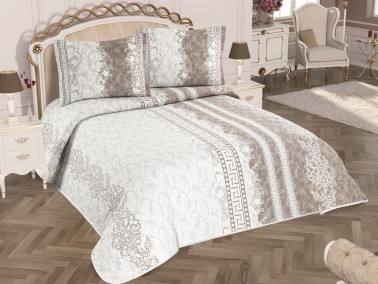 Dowry World - Stella Viena Single Bedspread Set Brown Dowry World - Stella Viena Single Bedspread Set Brown