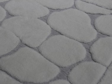 Stone Cotton Bath Mat Set of 2 White - Thumbnail