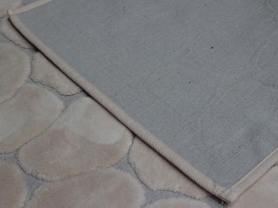 Stone Cotton Bath Mat Set of 2 Powder