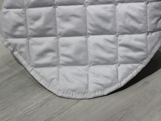 Sugar Double Quilted Bedspread Gray