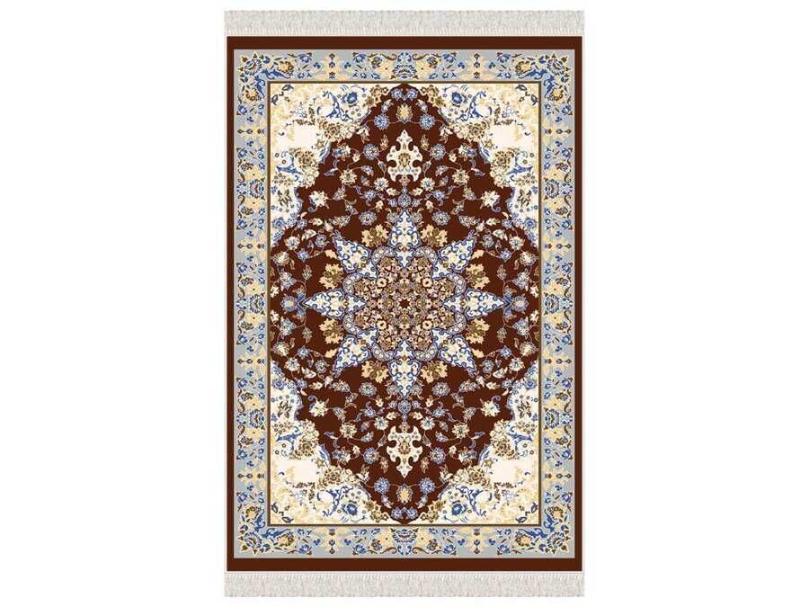 Hyacinth Velvet Prayer Rug Black