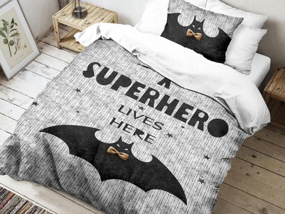 Super Hero Single Duvet Cover Set