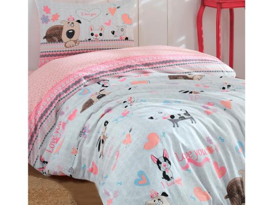 Sweet Dogs Single Sleeper Set Pink