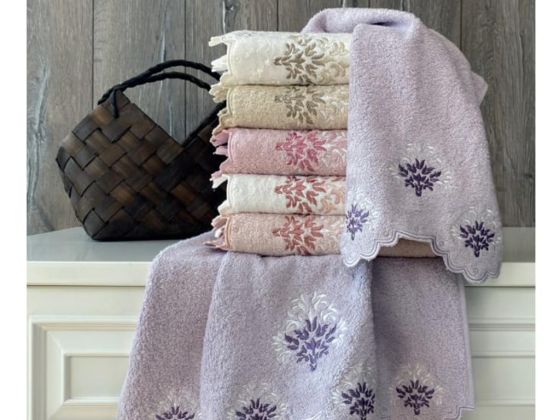 Tira Hand and Face Towel Set 50x90 cm 6 pcs in Set