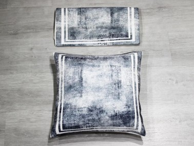 Transition Velvet Cushion's Cover 2 PCS - Dark Gray - Thumbnail