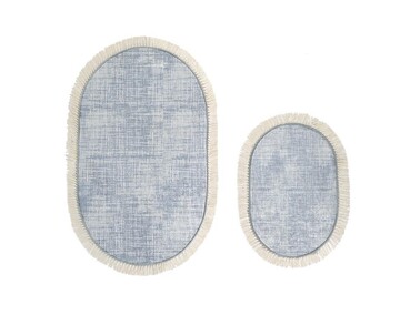 Transition Oval Bath Mat Set 2 Pcs - Thumbnail