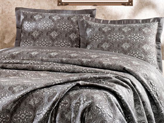 Valentino Double Bedspread Anthracite Gray