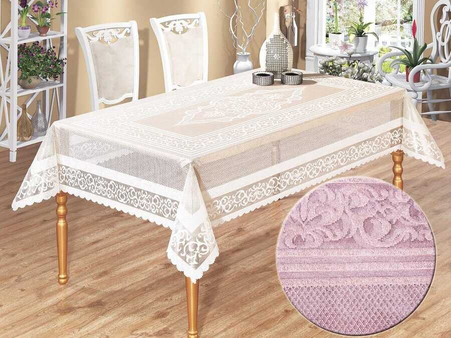 Dowry World - Venessi مفرش طاوله مزخرف لون ليلا Dowry World - Venessi مفرش طاوله مزخرف لون ليلا