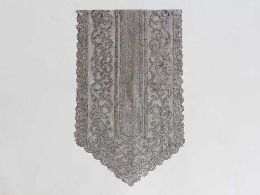  Venessi Knitted Runner Gray