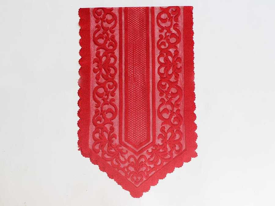 Dowry World - Vanessi Дорожка на стол вязанный красная Dowry World - Vanessi Дорожка на стол вязанный красная