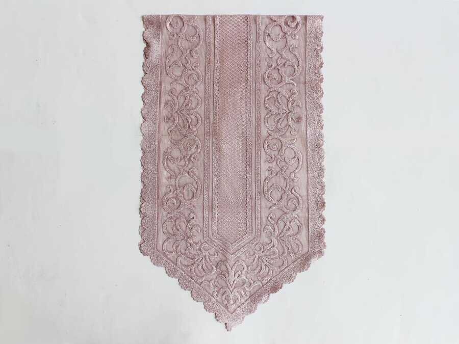 Dowry World - Venessi Knitted Runner Powder Dowry World - Venessi Knitted Runner Powder