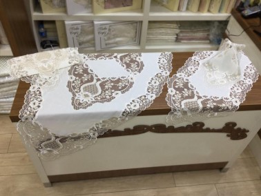 Dowry World - Venus 5 Piece Silvery Living Room Set Dowry World - Venus 5 Piece Silvery Living Room Set