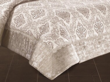 Venus Double Bedspread Cappucino - Thumbnail