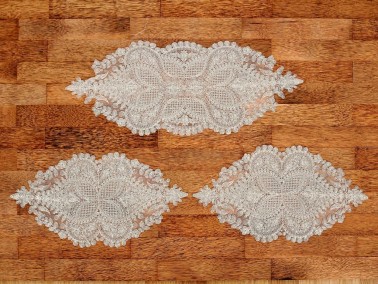 Dowry World - Verna Cordone Embroidered Bedroom Set - Platinum Dowry World - Verna Cordone Embroidered Bedroom Set - Platinum