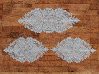 Dowry World - Verna Cordone Embroidered Bedroom Set - Silver Dowry World - Verna Cordone Embroidered Bedroom Set - Silver