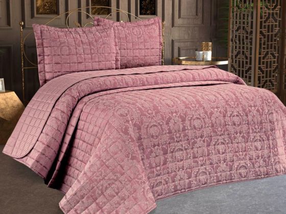 Veronika Double Bedspread Plum