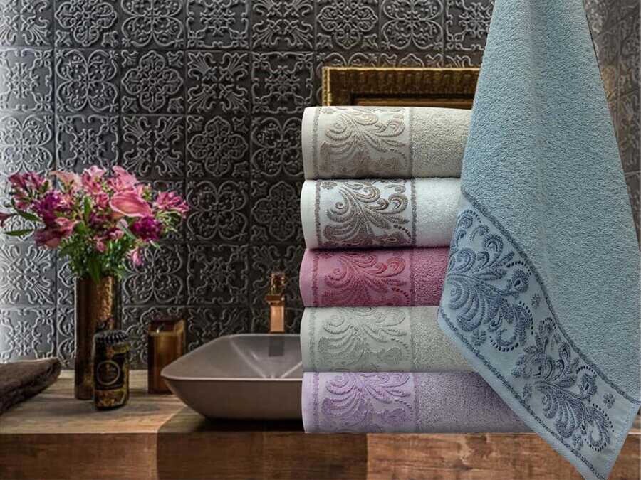 Dowry World - Violetta 6-Piece Hand Face Towel Set Dowry World - Violetta 6-Piece Hand Face Towel Set