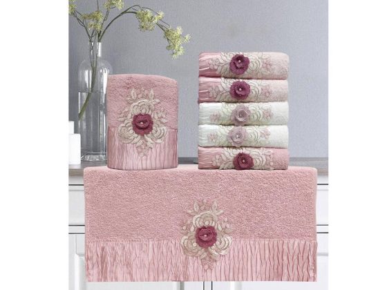 Wedding Cotton 6 Pcs Hand Face Towel