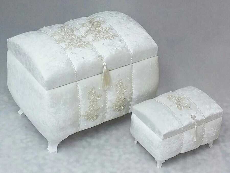 Dowry World - Split Lacy 2-Pack Dowry Chest Cream Dowry World - Split Lacy 2-Pack Dowry Chest Cream