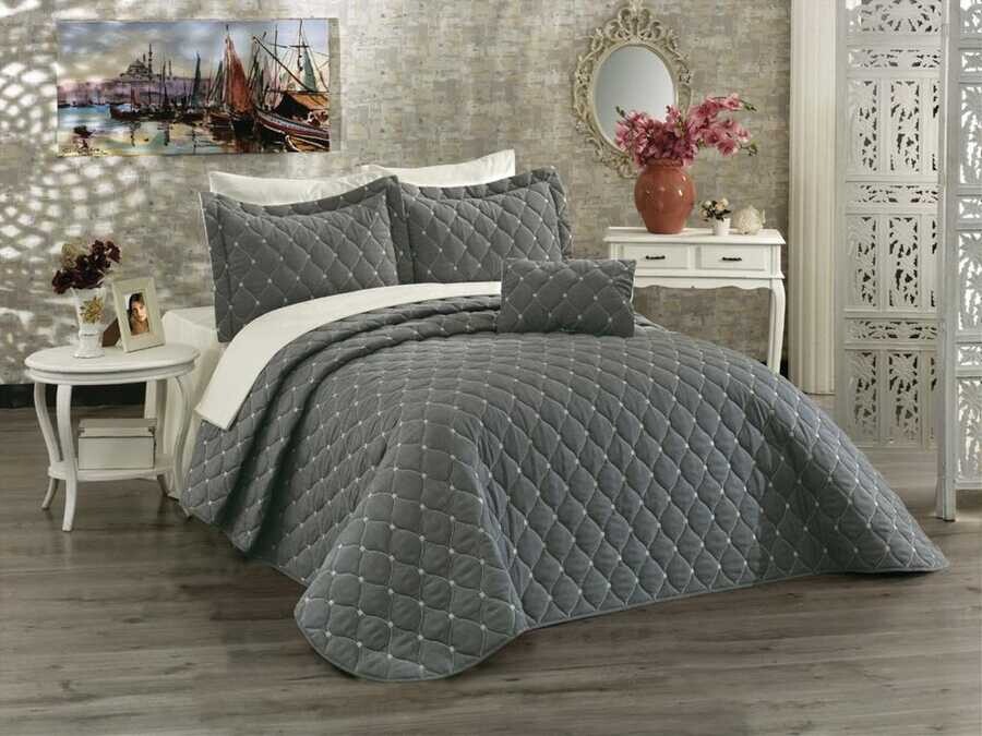 Yasmine Double Bedspread 4 Pieces - Thumbnail