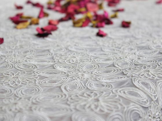 Yıldız Kordone Single Table Cloth Cream