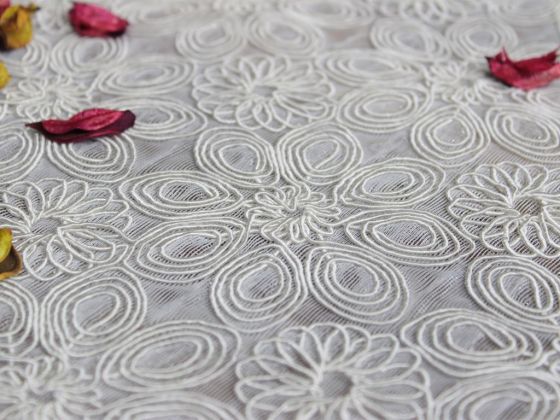 Yıldız Kordone Single Table Cloth Cream