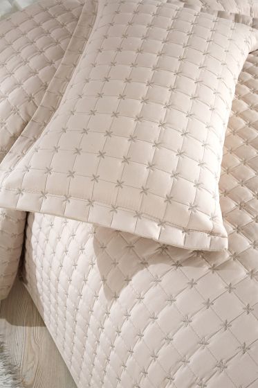 Yıldız Single Quilted Bedspread Cappucino