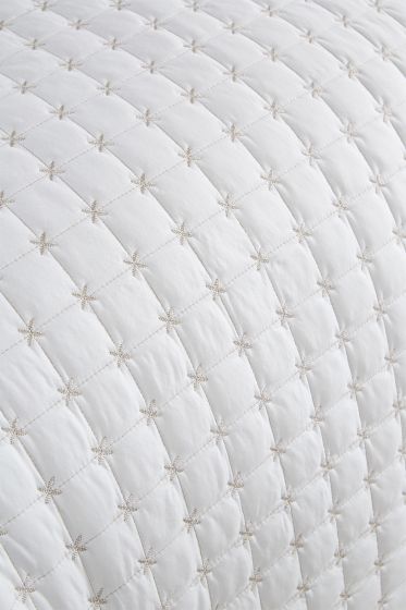 Yıldız Single Quilted Bedspread Cream